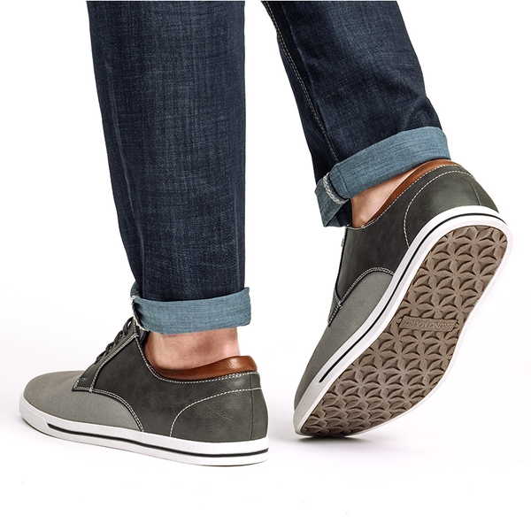Men's Business Casual Oxford Sneakers - GREY - 7