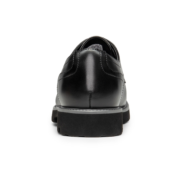 Men's Plain-Toe Oxford Dress Shoes - BLACK - 4