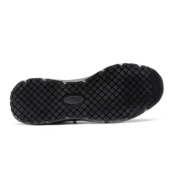 Men's Comfortable Non-Slip Work Sneakers - BLACK - 2