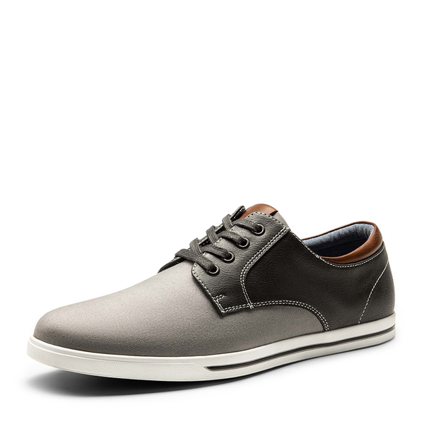 Men's Business Casual Oxford Sneakers - GREY -  0