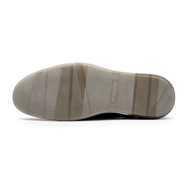 Men's Knitted Oxford Casual Dress Shoes - NAVY - 3