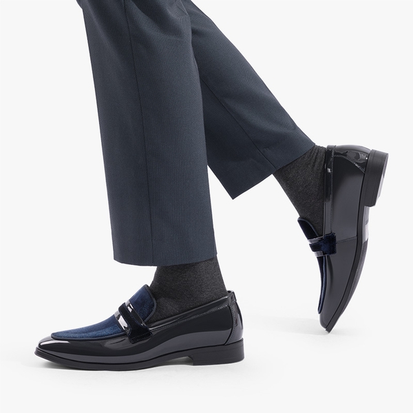 navy blue dress loafers MY GOOD SIDE LEOPARD MESH MAXI DRESS IN BLUE – AKIRA