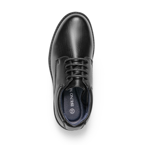 Boys' Plain-Toe Oxford Dress Shoes - BLACK - 4