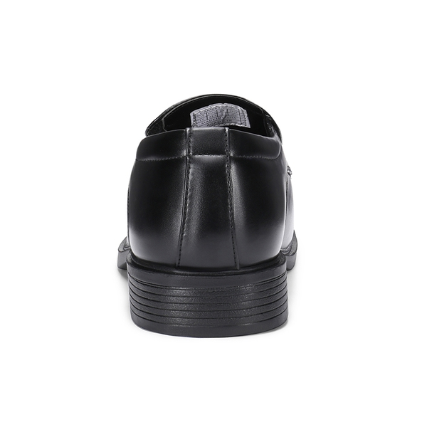 Men's Slip-On Wide Dress Loafers - BLACK - 5