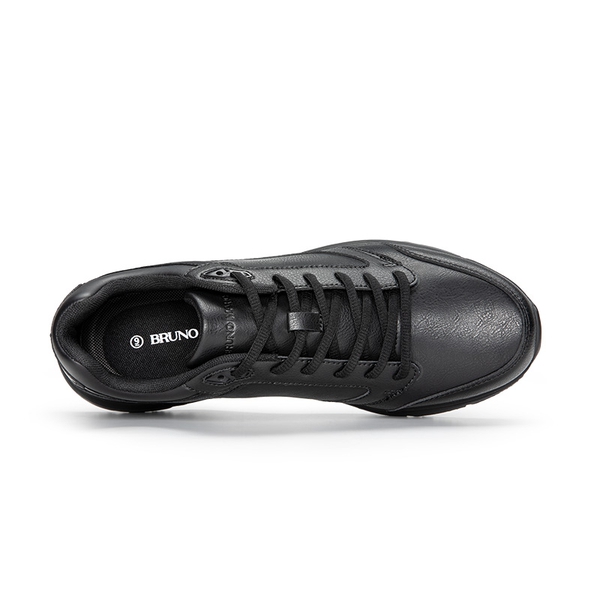 Men's Comfortable Non-Slip Work Sneakers - BLACK - 6