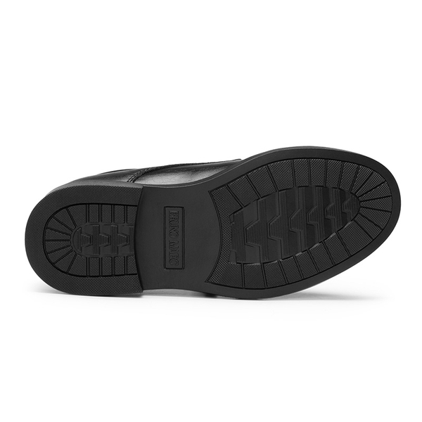Boys' Plain-Toe Oxford Dress Shoes - BLACK - 6
