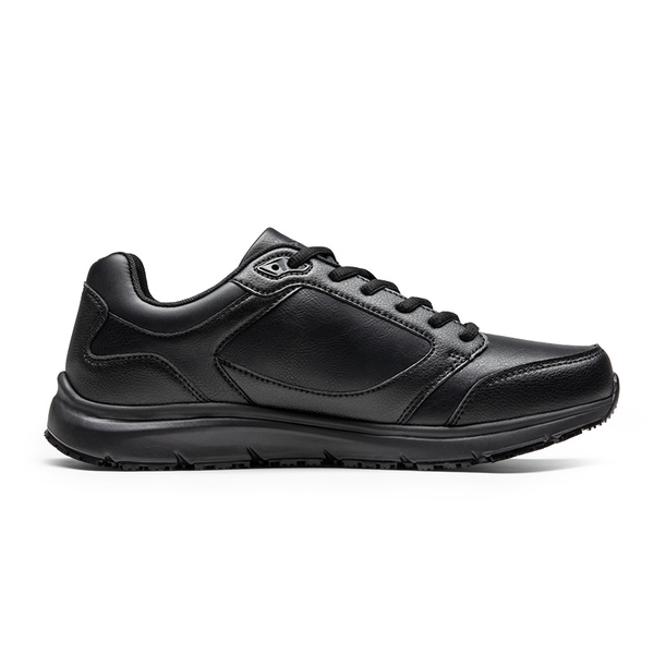 Men's Comfortable Non-Slip Work Sneakers - BLACK - 4
