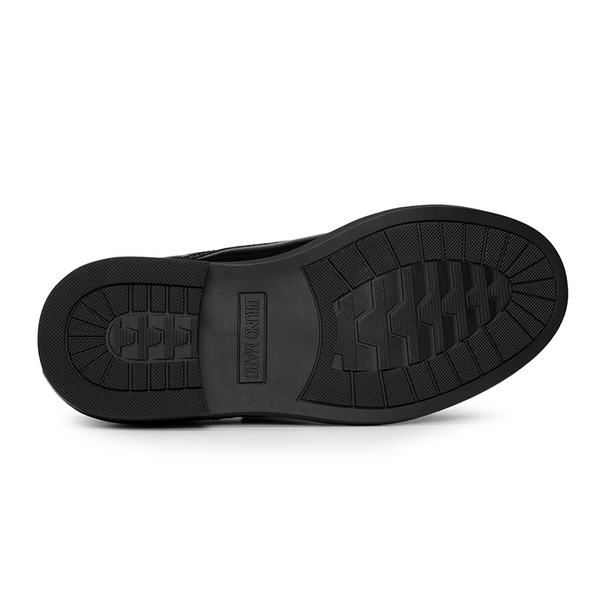 Boys' Plain-Toe Oxford Dress Shoes - BLACK-PAT - 6