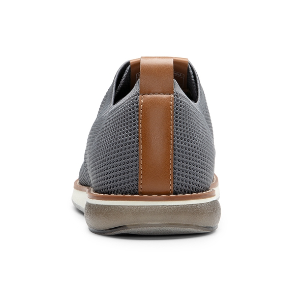 Men's Knitted Oxford Casual Dress Shoes - GREY - 4