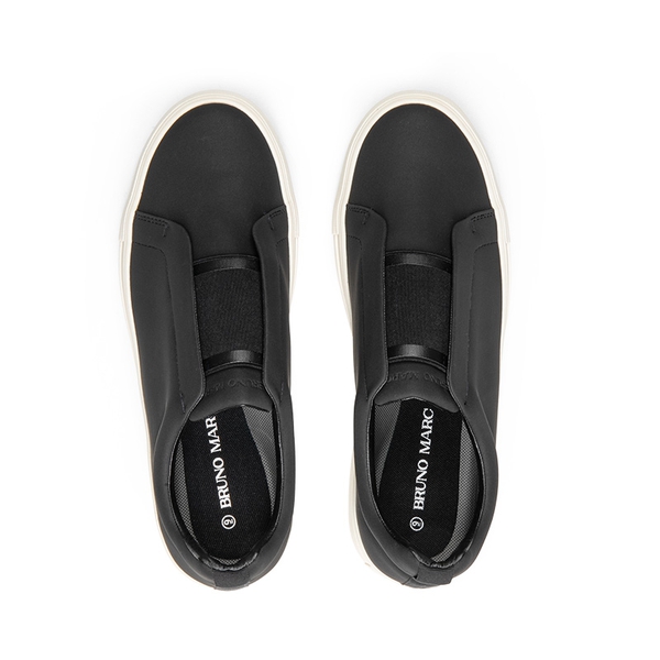 Men's Modern Slip-On Fashion Sneakers - BLACK - 2