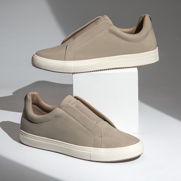 Men's Modern Slip-On Fashion Sneakers - SAND - 8