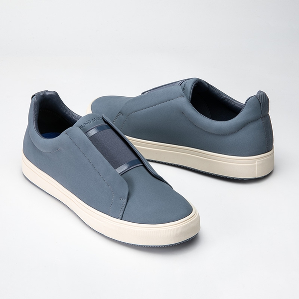 Men's Modern Slip-On Fashion Sneakers - BLUE - 8