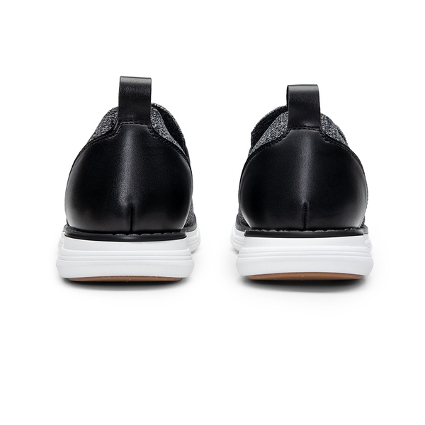 [EZFlex GlideHigh] Men's Mesh Casual Penny Loafers - BLACK/GREY - 4
