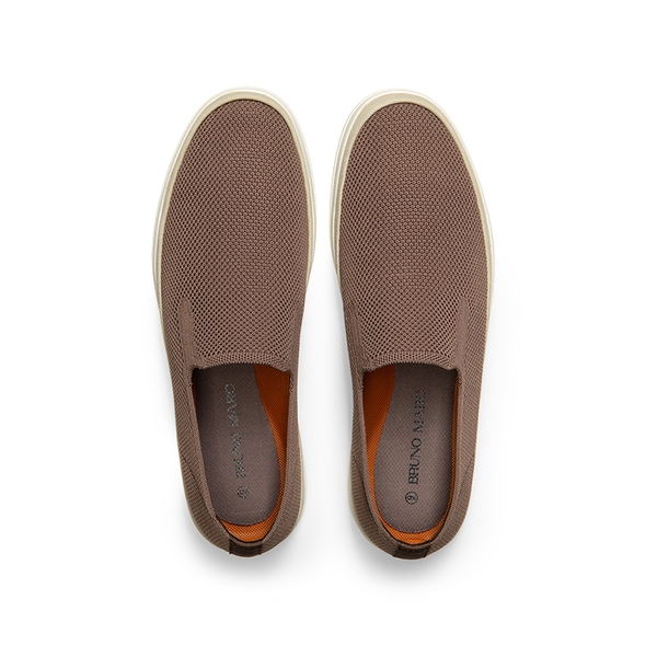 Men's Casual Slip-On Loafers - LIGHT BROWN - 2
