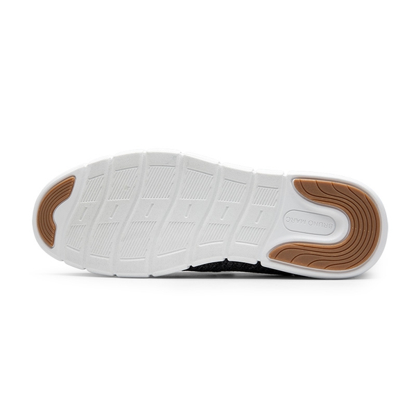 [EZFlex GlideHigh] Men's Mesh Casual Penny Loafers - BLACK/GREY - 3