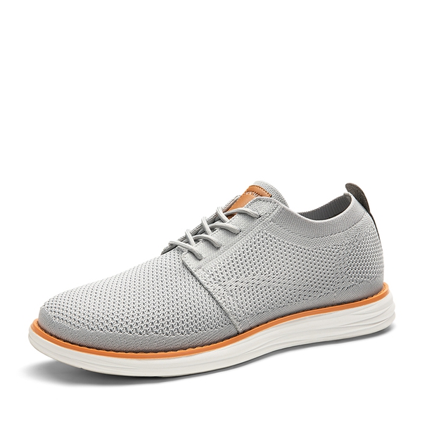 [KnitFlex Breeze] Men's Breathable Mesh Oxford Sneakers - GREY -  0