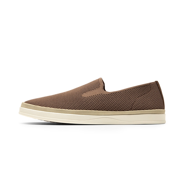 Men's Casual Slip-On Loafers - LIGHT BROWN - 1
