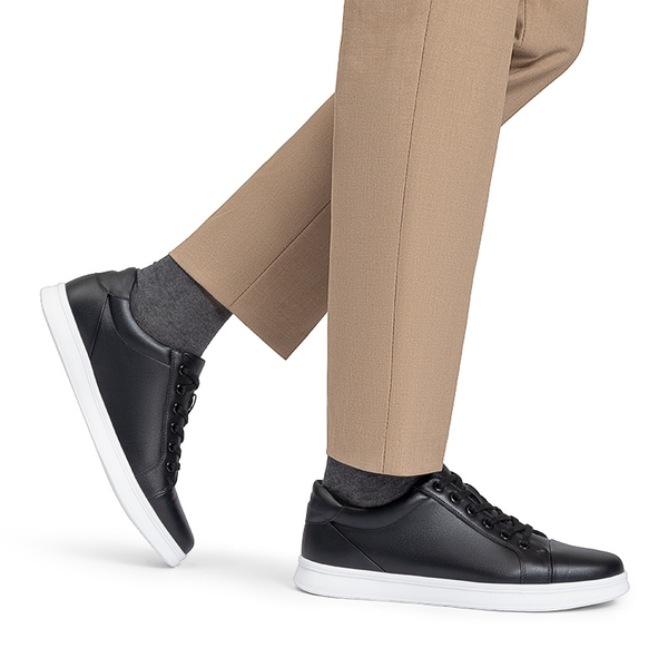 Men's Classic Fashion Sneakers - BLACK - 6