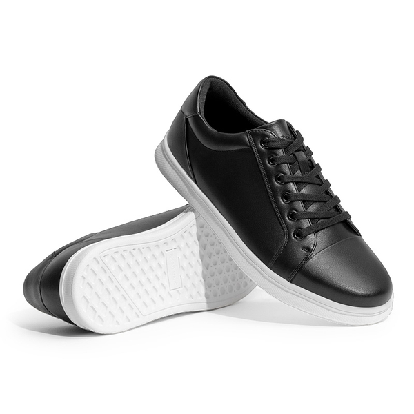 Men's Classic Fashion Sneakers - BLACK - 8