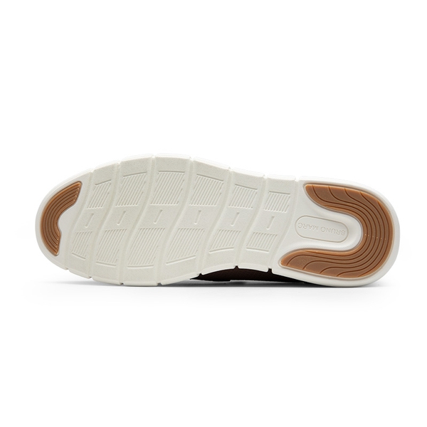 Men's Mesh Casual Penny Loafers - BROWN - 3