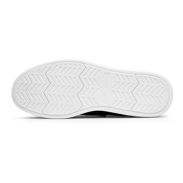 [KnitFlex SmartCraft-] Men's Lightweight Mesh Casual Oxfords - BLACK - 4