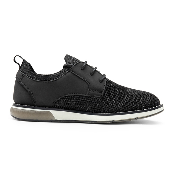 Boys' Knitted Oxford Dress Shoes - BLACK - 2