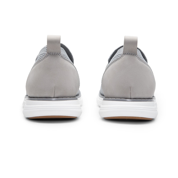 Men's Mesh Casual Penny Loafers - GREY - 4