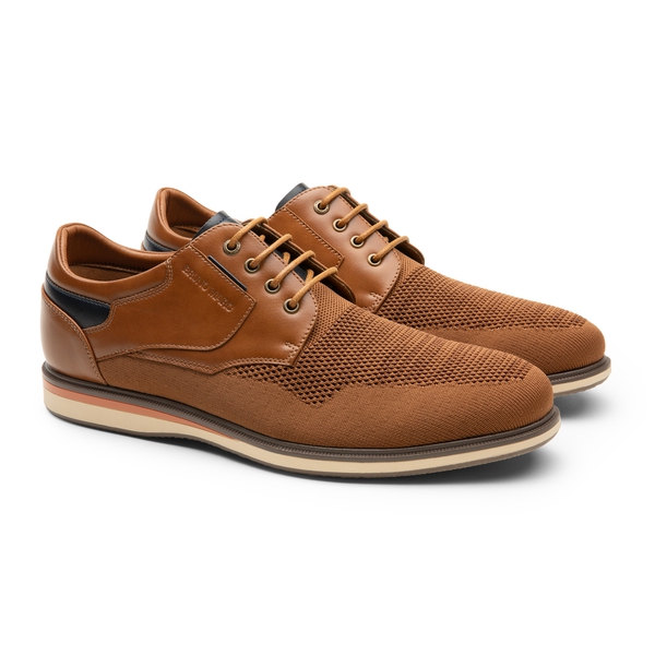 Men's Versatile Oxford Casual Shoes - BROWN - 2