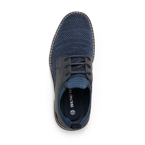 Boys' Knitted Oxford Dress Shoes - NAVY - 4