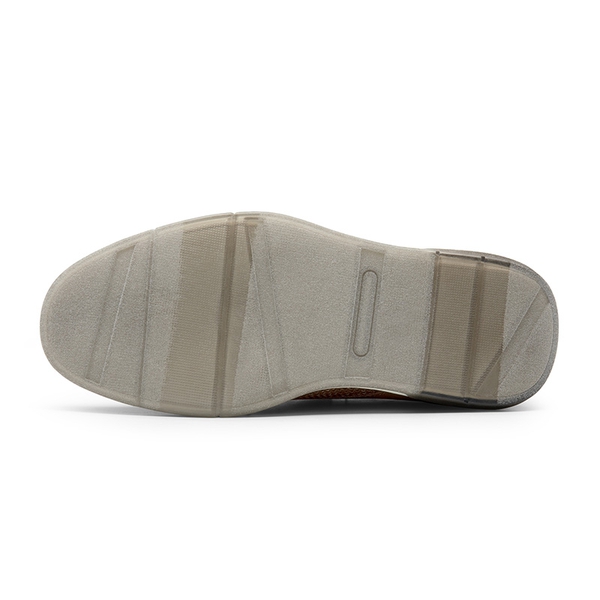 Boys' Knitted Oxford Dress Shoes - BROWN - 6