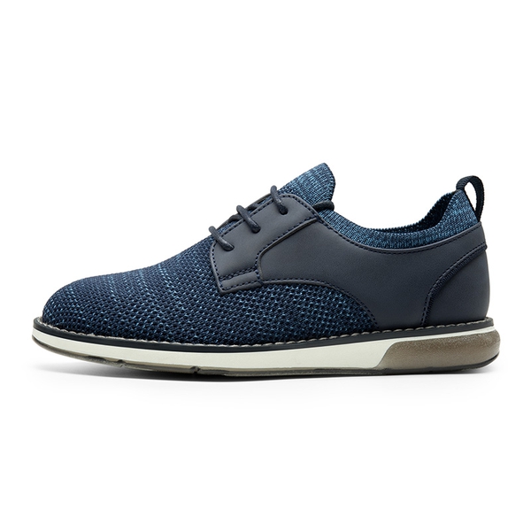 Boys' Knitted Oxford Dress Shoes - NAVY - 1