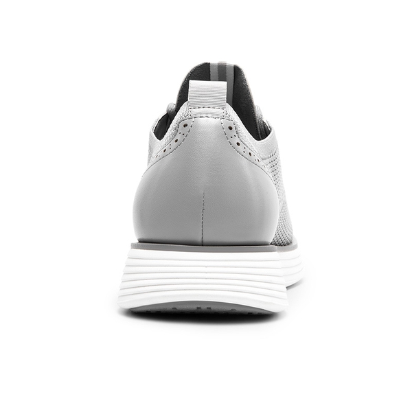 [MaxFlex SuiteCraft+] Men's Smart Casual Knit Oxford Shoes - GREY - 5
