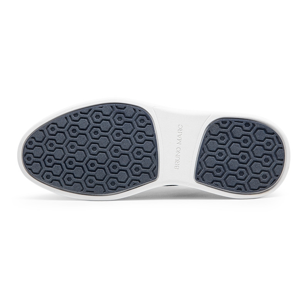 [MaxFlex SuiteCraft+] Men's Smart Casual Knit Oxford Shoes - BLUE - 4