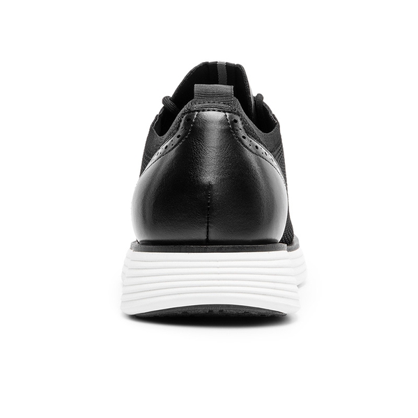 [MaxFlex SuiteCraft+] Men's Smart Casual Knit Oxford Shoes - BLACK - 5