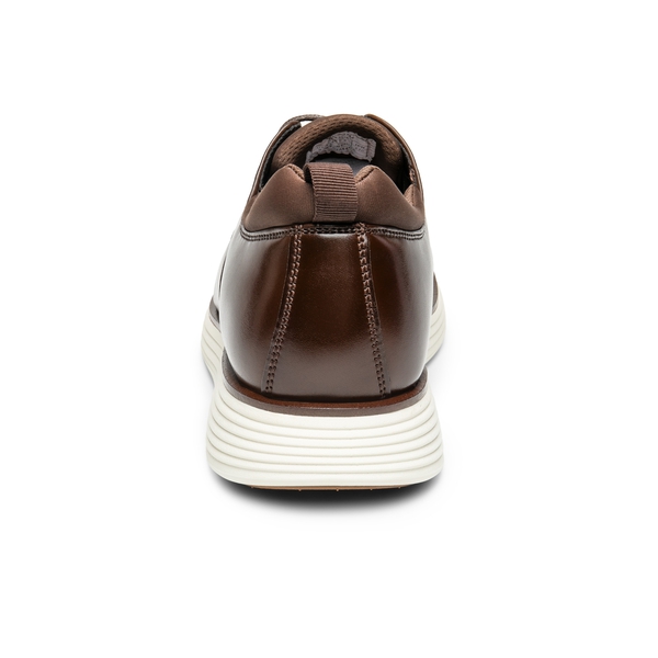 [MaxFlex SuitePolish-] Men's Smart Casual Oxford Hybrid Sneakers - DARK BROWN - 5