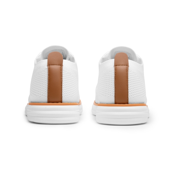 [KnitFlex Breeze] Men's Breathable Mesh Oxford Sneakers - WHITE - 5