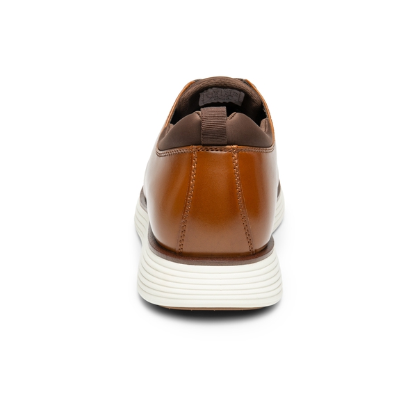 [MaxFlex SuitePolish-] Men's Smart Casual Oxford Hybrid Sneakers - BROWN - 5