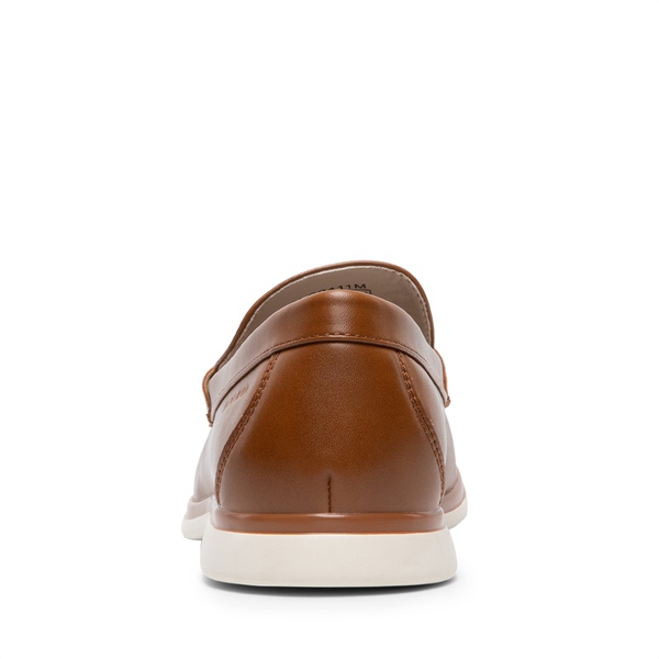Men's Slip-On Business Penny Loafers - BROWN - 4