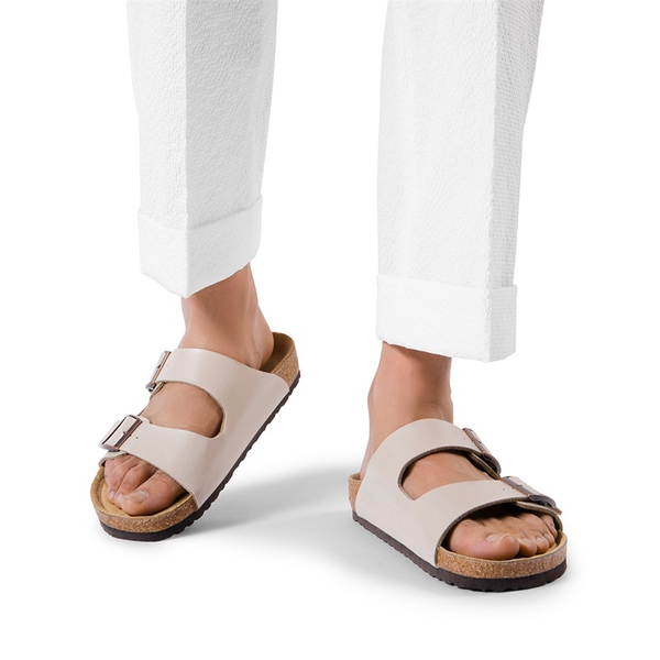 Men's Cork Double Strap Slide Sandals - KHAKI - 1