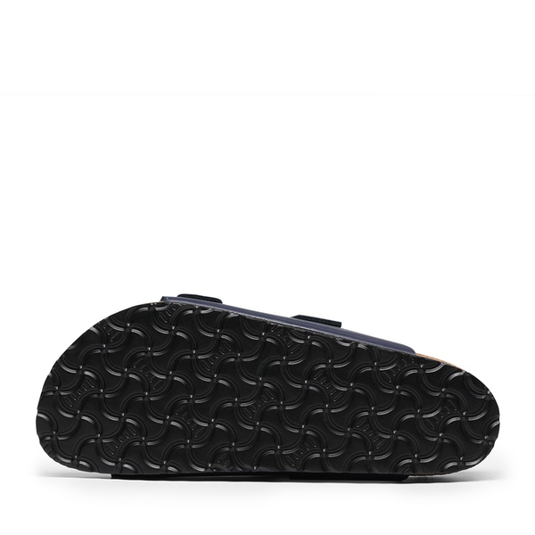 Men's Cork Double Strap Slide Sandals - NAVY - 3