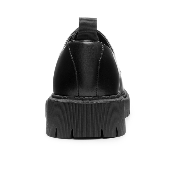 Men's Round-Toe Non-Slip Oxford Shoes - BLACK - 4