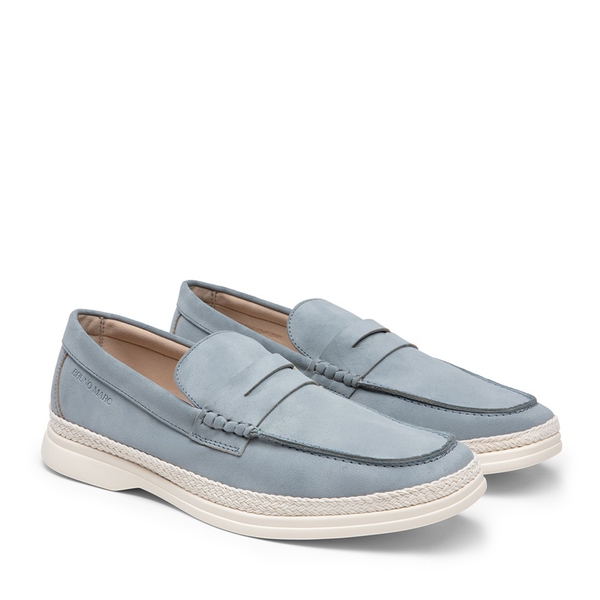 Men's Slip-On Business Penny Loafers - BLUE - 2