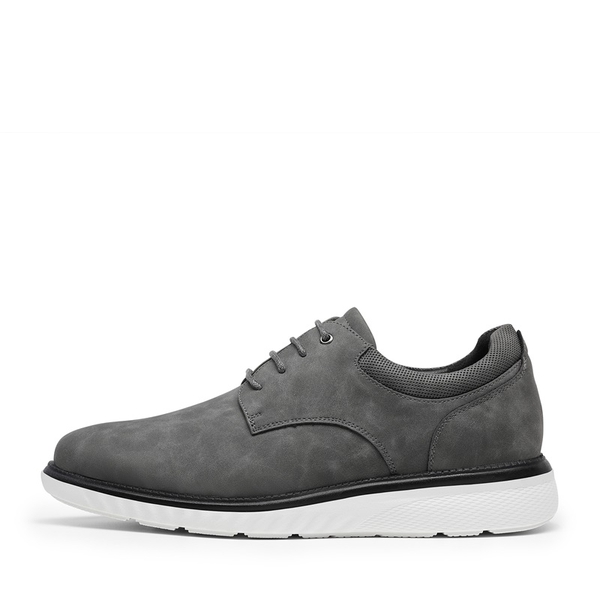 [CrossFlex Lite Matte] Men's Smart Casual Oxford Derby Shoes - GREY - 5