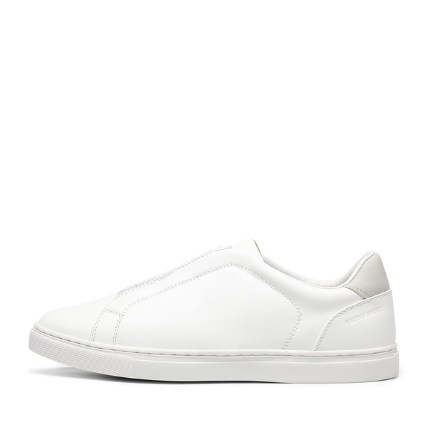 Men's Fashionable Low-Top Sneakers - WHITE - 3