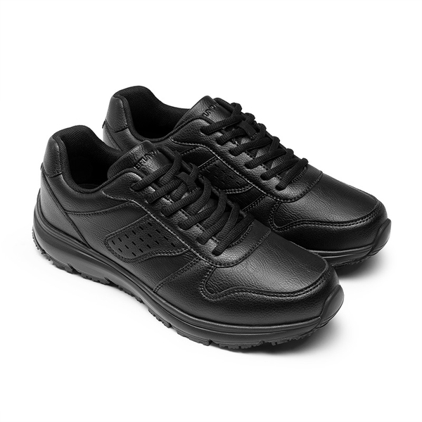 Mens black work sneakers shop