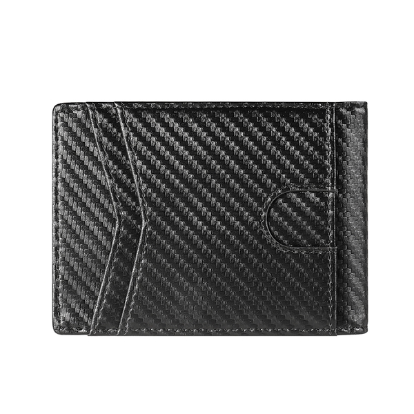 Men's Slim Bifold Wallet With 11 Card Pockets - CARBON -  0