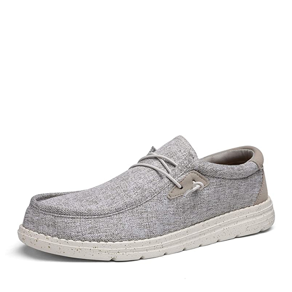 Men's Casual Slip-On Lightweight Loafers - BEIGE -  0