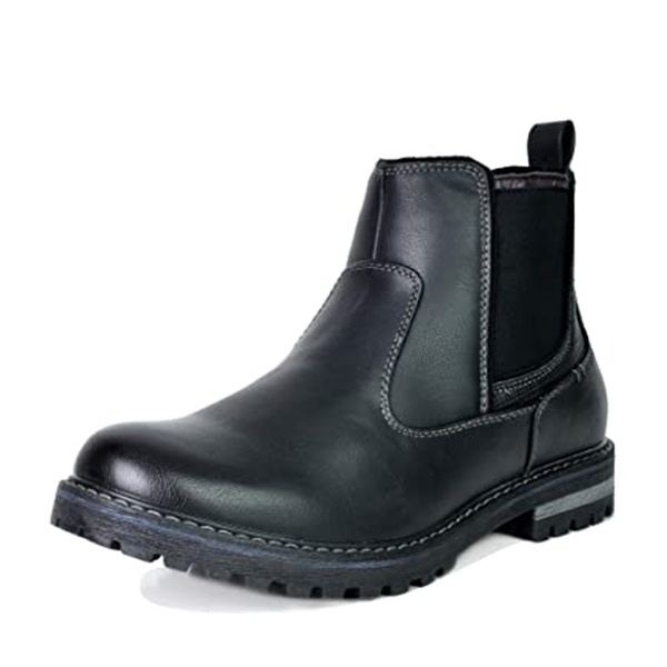 Men's Chelsea Ankle Boots - BLACK -  0