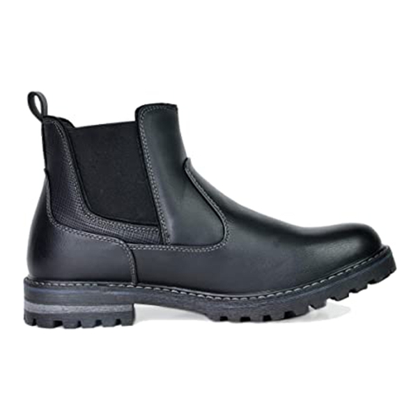 Men's Chelsea Ankle Boots - BLACK - 1