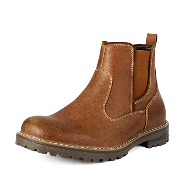 Men's Chelsea Ankle Boots - BROWN -  0